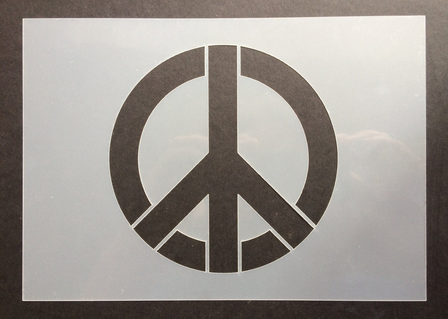 Peace Sign Stencil Printable