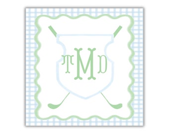 Preppy Golf Crest Signage | Self-Editable | Par TEE Birthday Decor Banner Sign | FORE Party | Watercolor Golf Party Decor | Golf Signage
