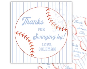 Baseball Favor Tag | Baseball Party Tag | Rookie Year | Editable Baseball Gift Tag | Baseball Party Favor Tag | Baseball Team Gift Bag Tag