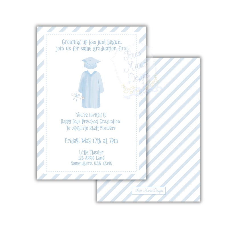 Blue Graduation - Etsy