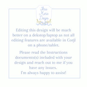 a sign that says editing this design will be much better on a desktop