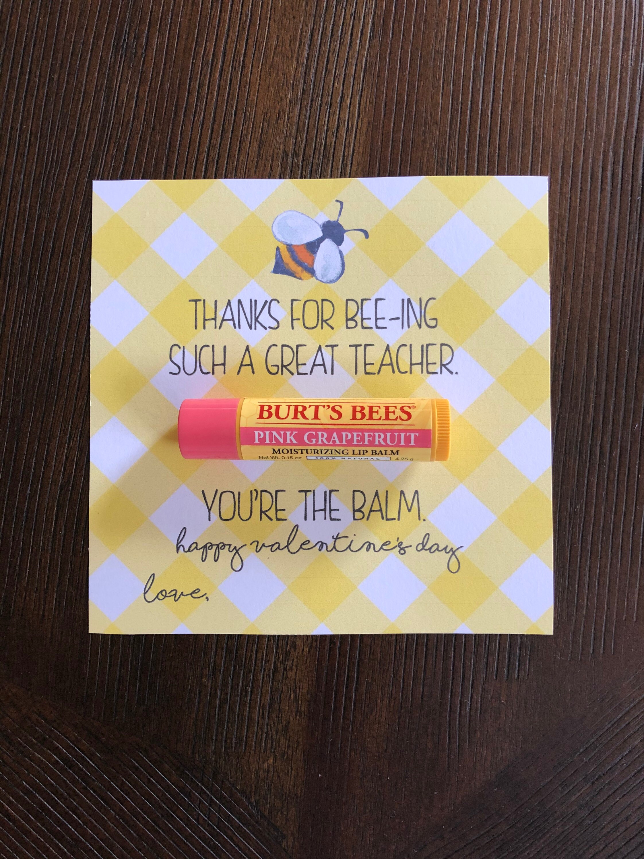 Teacher Appreciation Printable Thanks For Bee Ing A Great Etsy
