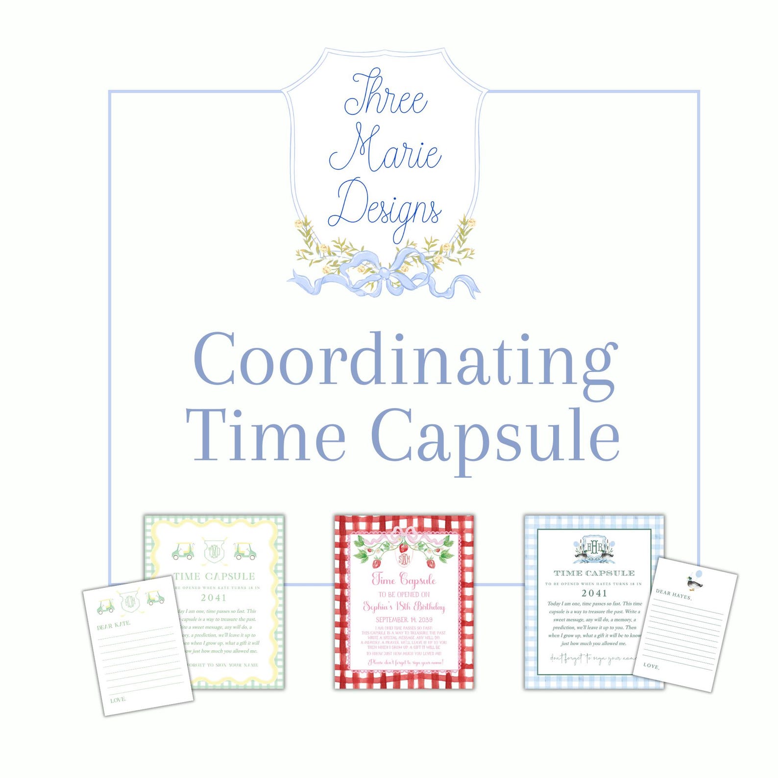 Capsule Sign Examples Custom Time Capsule Signage | Coordinate Time Capsule Signage and Note ...