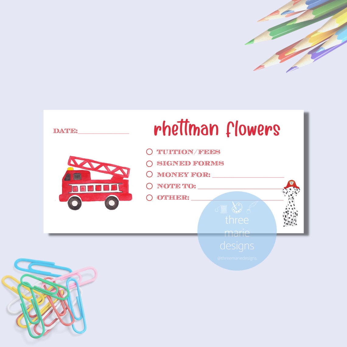 Kids School Envelope Custom Boys Envelope for School Lunch Etsy