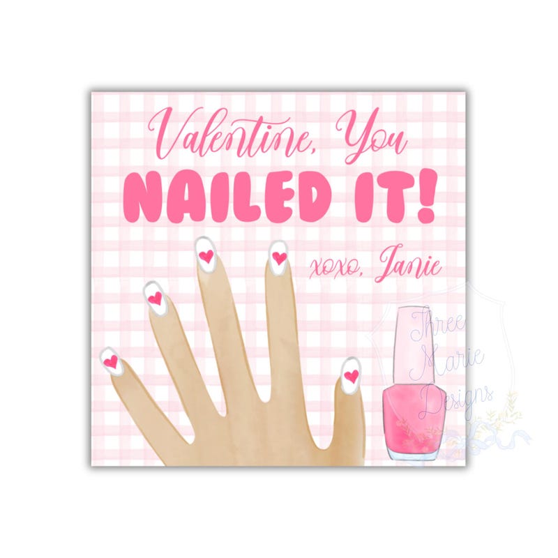 Nails Stickers Valentines - Etsy