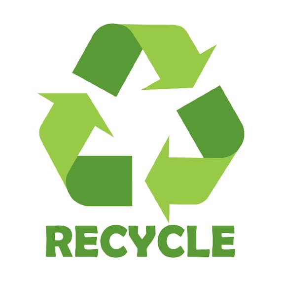 Recycle Logo Vinyl Sticker Decal Be Environmentally Friendly Buy 1 get 1 Free