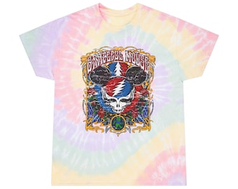 Greatful Mouse tie-dye Tee