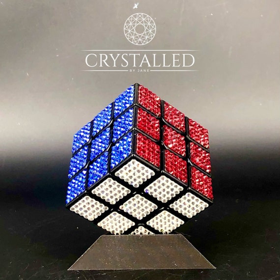 Crystal Embellished Rubiks Speed Cube 3x3 