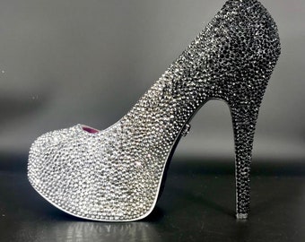 drag made custom shoes queen shoes Drag  queen Etsy