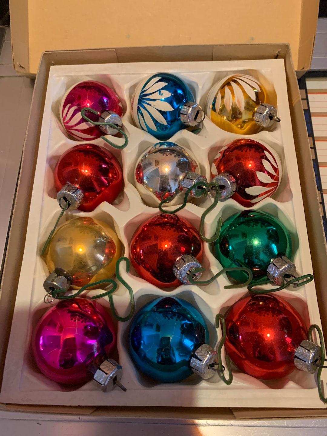 Vintage Christmas Decorations Etsy UK