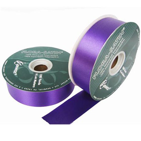 Grape Purple 2 1/2 Inch x 50 Yards Sheer Ribbon