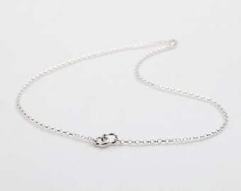 Island Link Silver Charm Pendant