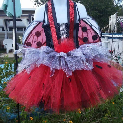 Ladybug Costume Ladybug Dress Lady Bug Tutu Halloween - Etsy