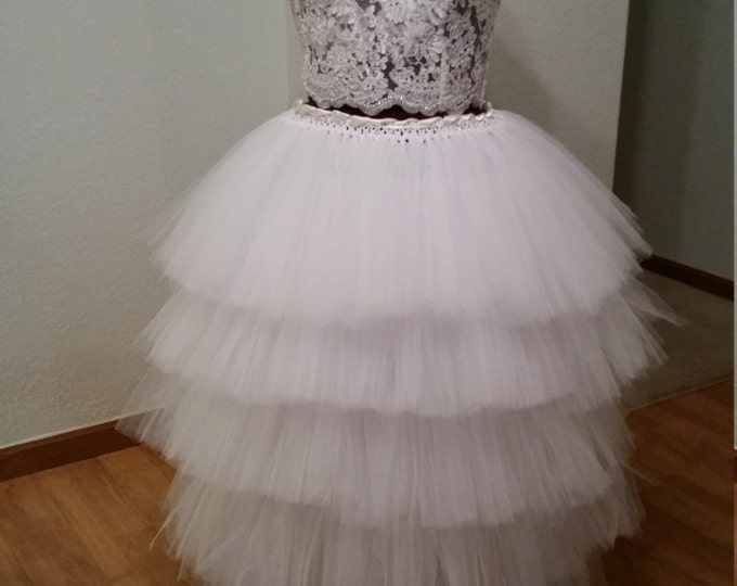 Bridal skirt, plus size, any size