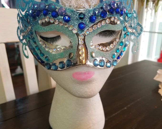 Bedazzled Halloween or anytime mask