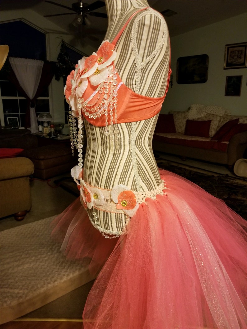 Tropical Showgirl, Rave, Bedazzled Bra - Etsy