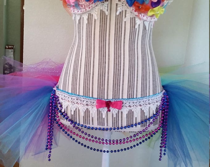 Buttons and Bows  bedazzled bra