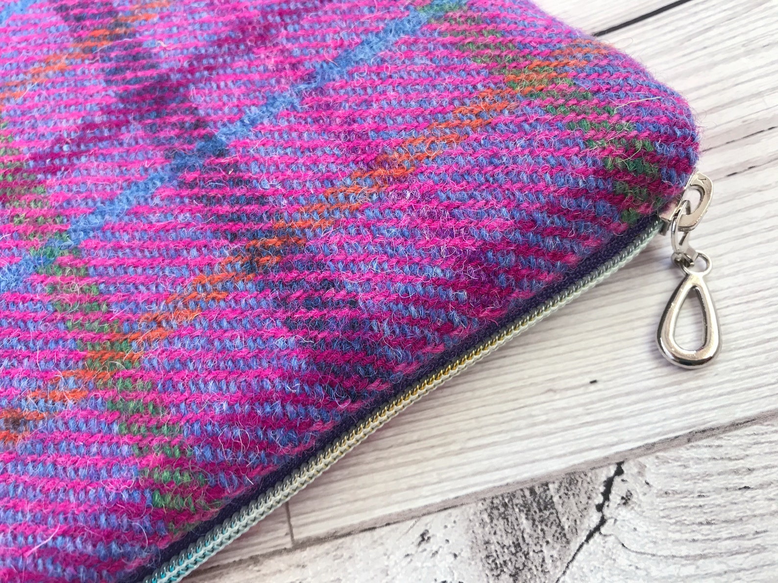 Harris Tweed Laptop Case Pinks & Purple Handmade Custom Fit - Etsy UK