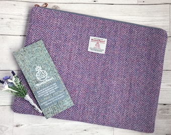 harris tweed laptop case