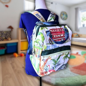 Baby Changing Backpack, Large Organised Nappy Bag with Bottle Pockets, Travel Baby Bag for Mum & Dad