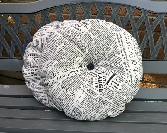 large round chair cushions