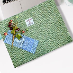 Harris Tweed Laptop Tasche, maßgeschneidert für Ihren Laptop, Geschenk zum Geburtstag