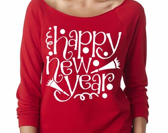 Amazon.com: new years eve funny matching family gift for men women kids premium t-shirt: clothing Happy new year shirt | Etsy