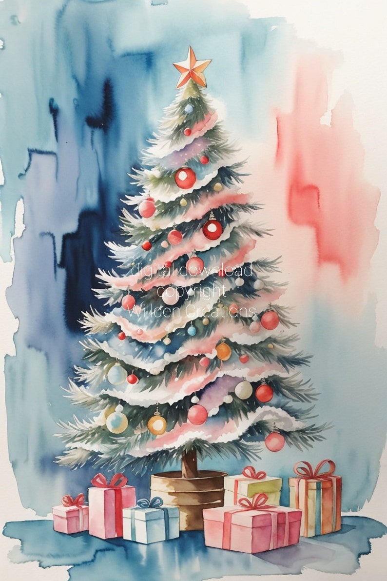 4 Christmas Android or iPhone Wallpaper or Screen, Smartphone Wallpaper