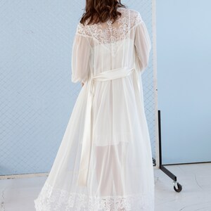 Luxurious ivory maxi robe Amore Mio image 6