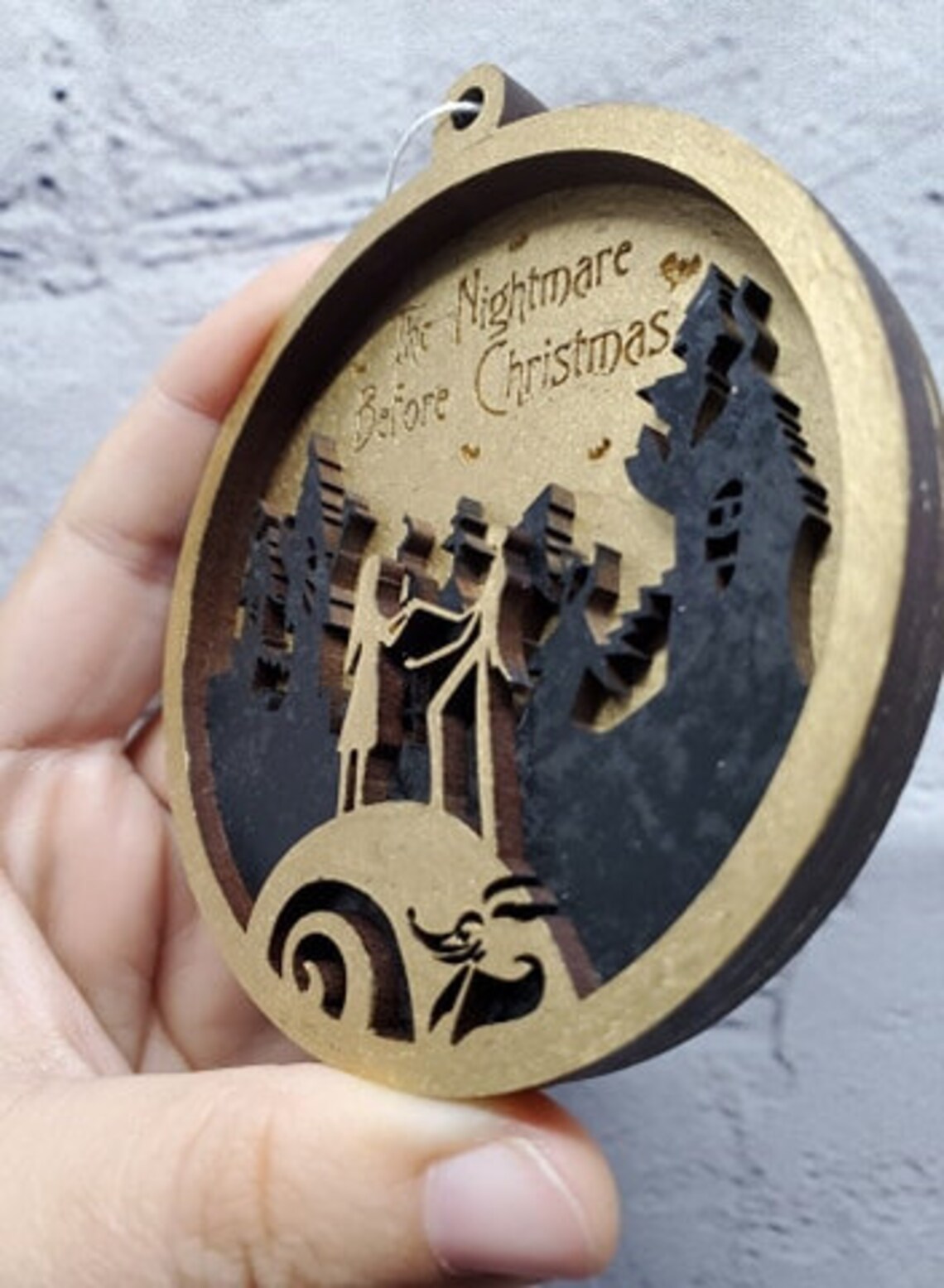 Nightmare Before Christmas Ornament SVG File ONLY EPS - Etsy