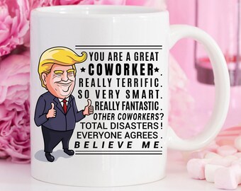 Co Worker Gift Funny Coworker Ideas Mug Goodbye Coffee Christmas