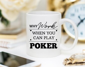 Crazy Tony/'s Best Poker Mug Female Personalised Poker Gift Poker Player Gift