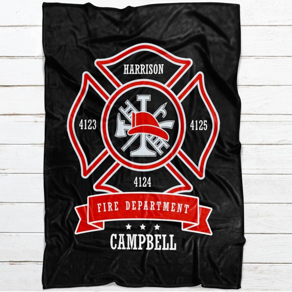 Fireman Blanket Etsy