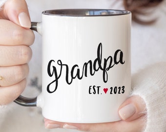 Grandpa Mug, New Grandpa Gifts, Fathers Day Gifts, Coffee Mug, Gifts For Grandpa, Dad Gifts, Gifts For Him, Baby Announcement Mug 33