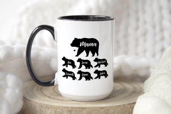 Mama Bear Coffee Mug Christmas Gift From Daughter Mom Gifts for Mom Gifts  From Son Gift From Husband Gift From Kids 