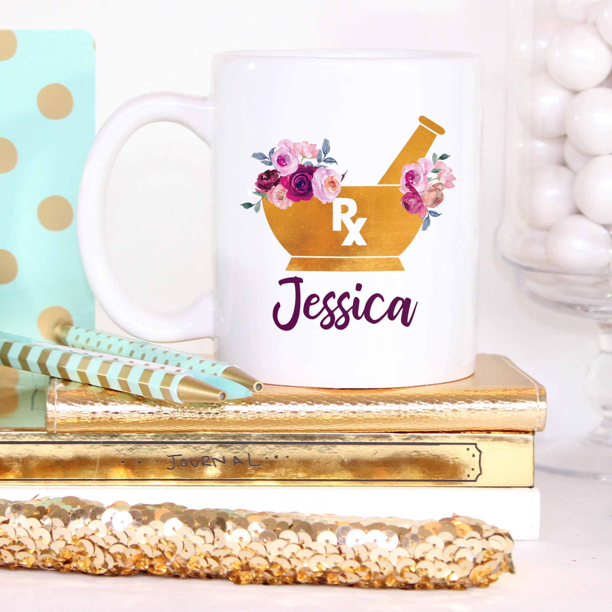 Custom Pharmacist Mug for Pharmacist Graduation Gifts Etsy