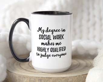 Social Work Gift, Social Work, Social Worker Mug, Social Worker Gift, Gift for Social Worker, Social Work Degree, Social Work Graduation