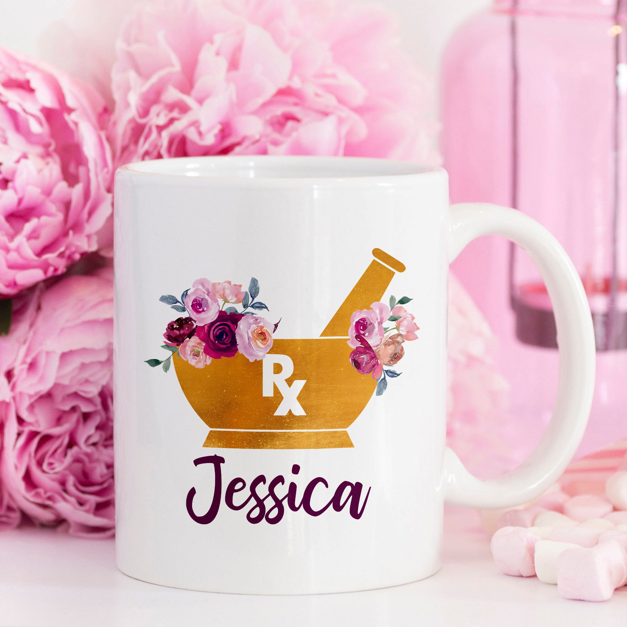 Custom Pharmacist Mug for Pharmacist Graduation Gifts Etsy