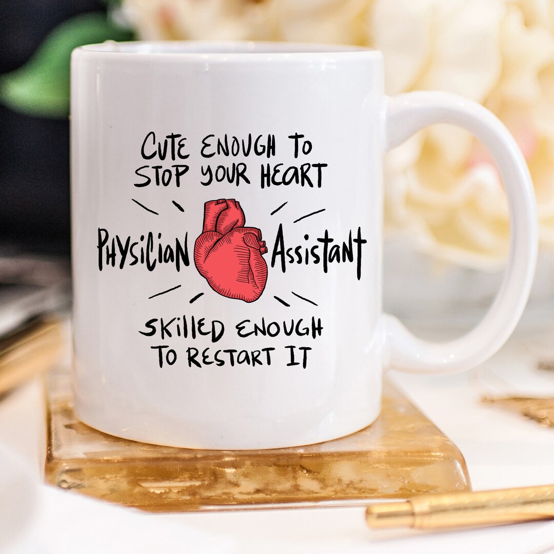 YouNique Designs Physician Assistant Mug - 11oz Ceramic Coffee Cup, PA Graduation & Appreciation Gift