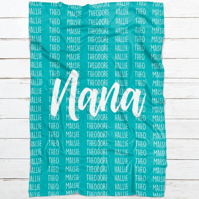 Nana Blanket Nana Gift for Grandma Blanket Christmas Gift for Etsy