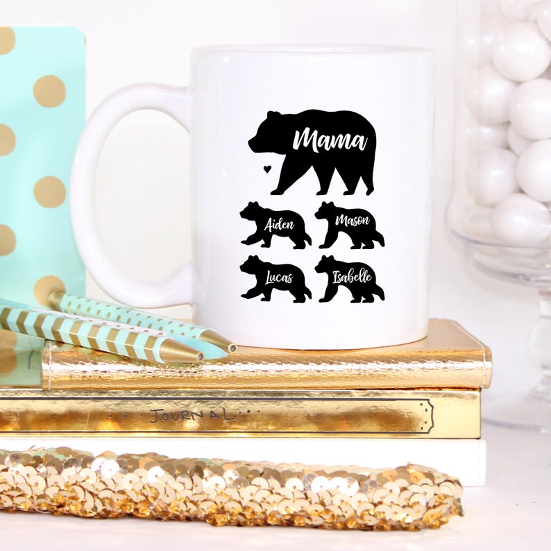 Mama Bear Coffee Mug Christmas Gift from Daughter Mom Gifts for Mom Gifts from Son Gift from Husband Gift from Kids image 6