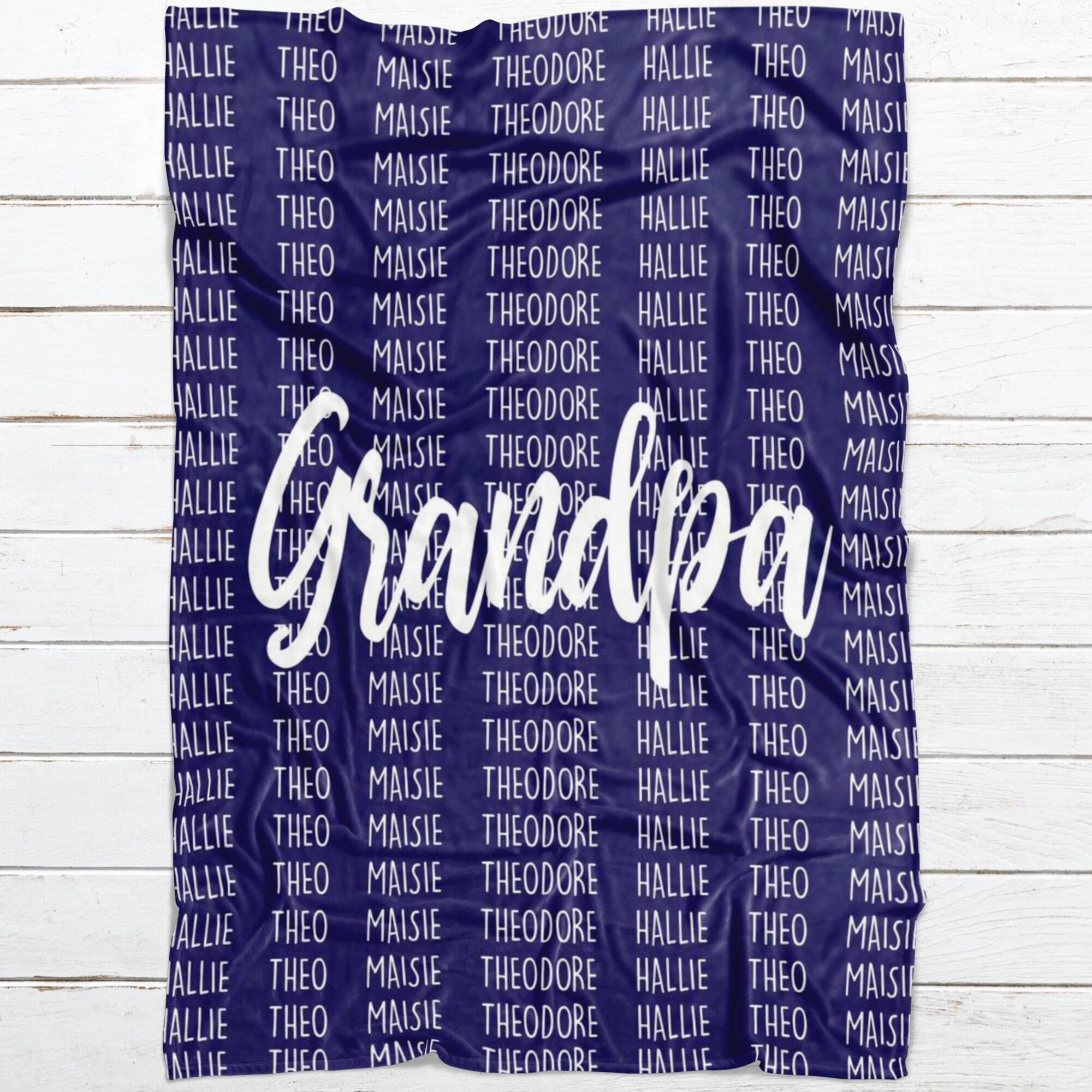 Grandpa Blanket Grandpa Gift for Grandpa Blanket Christmas Etsy