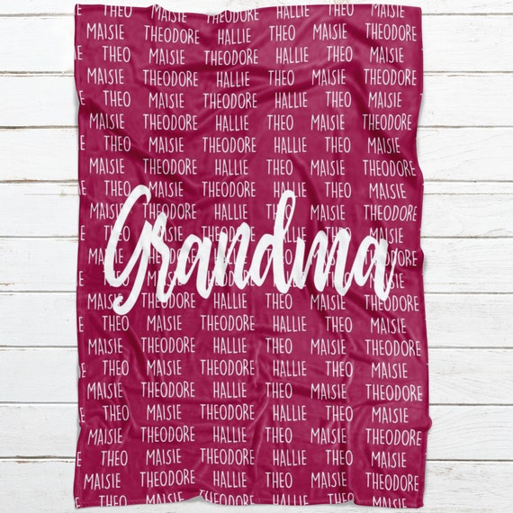 Grandma Gifts Blanket 60''x50'', Best Gifts for Grandma, Great