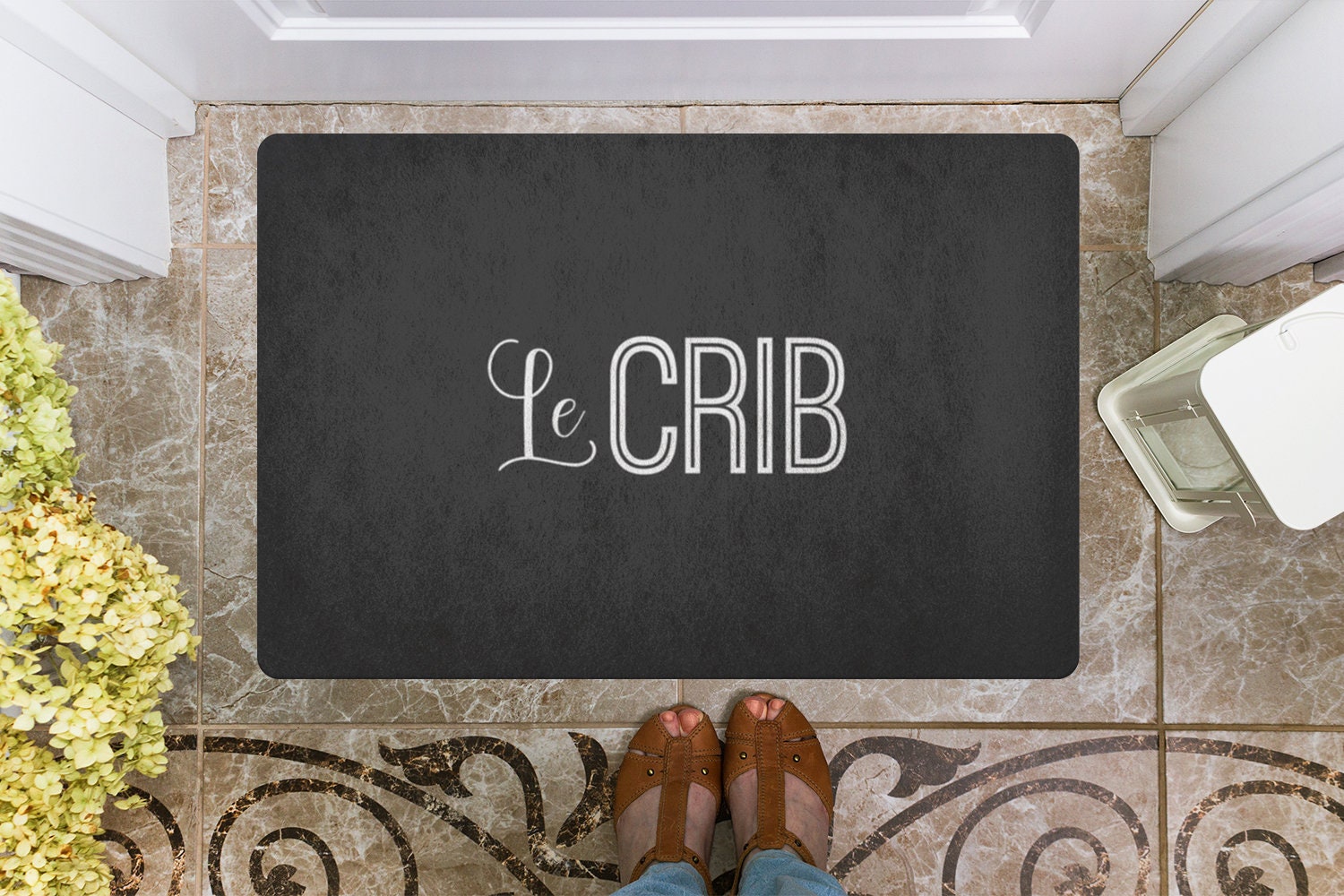Funny Door mat Welcome mat Small 16 x 24 Inches Funny doormat Welcome to our crib Door mat Welcome to our crib Doormat housewarming gift funny gift idea