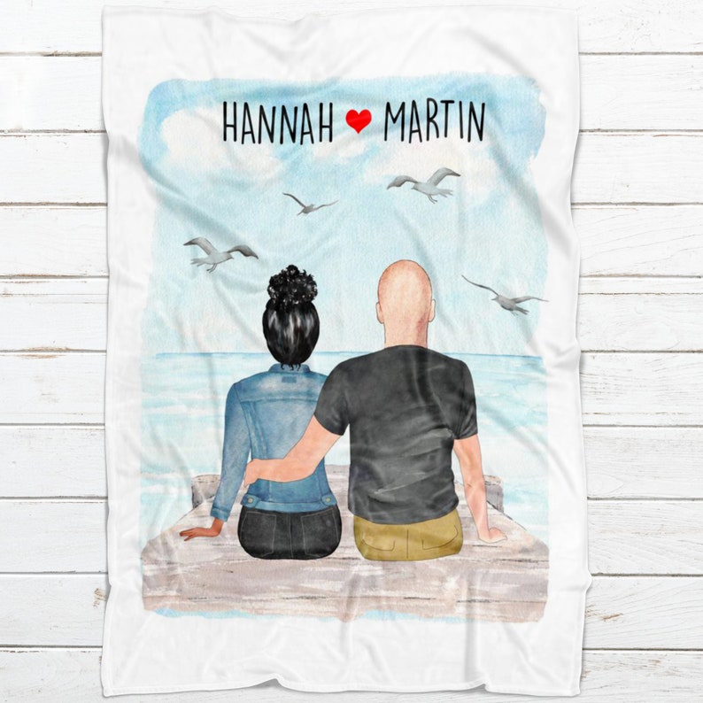 Personalized Husband Blanket Custom Boyfriend Gifts for Men Etsy