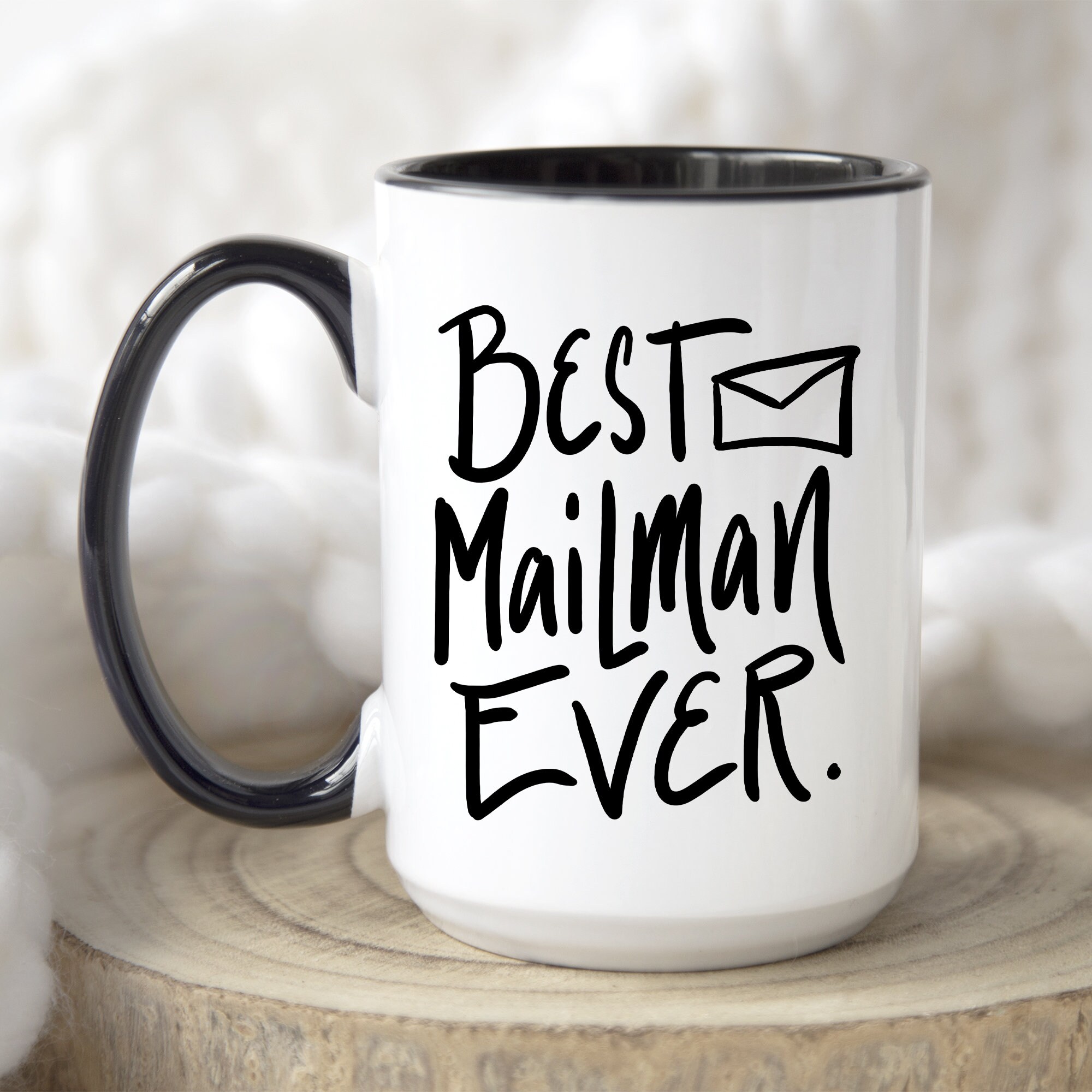 Courier Gift I Deliver Joy Coffee Mug Mail Carrier Present 