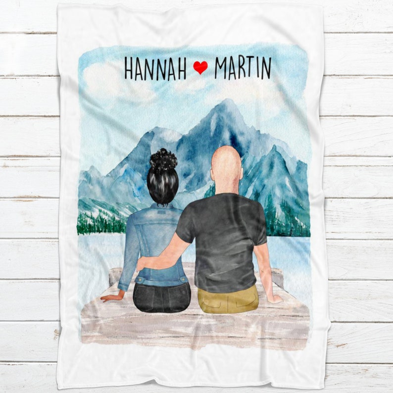 Personalized Husband Blanket Custom Boyfriend Gifts for Men Etsy