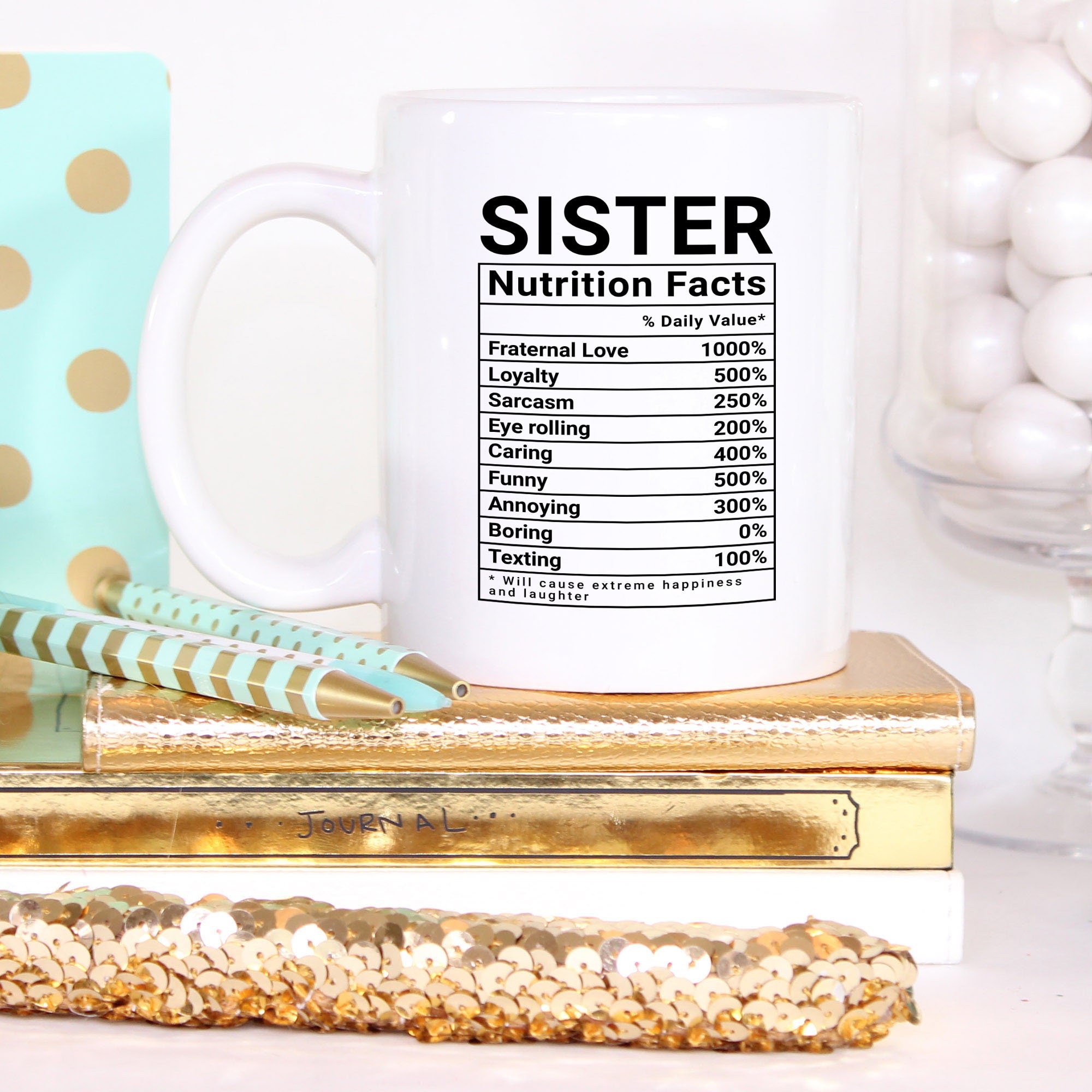 Sister Appreciation Coffee Mug, Good Morning Sister Mug, for the