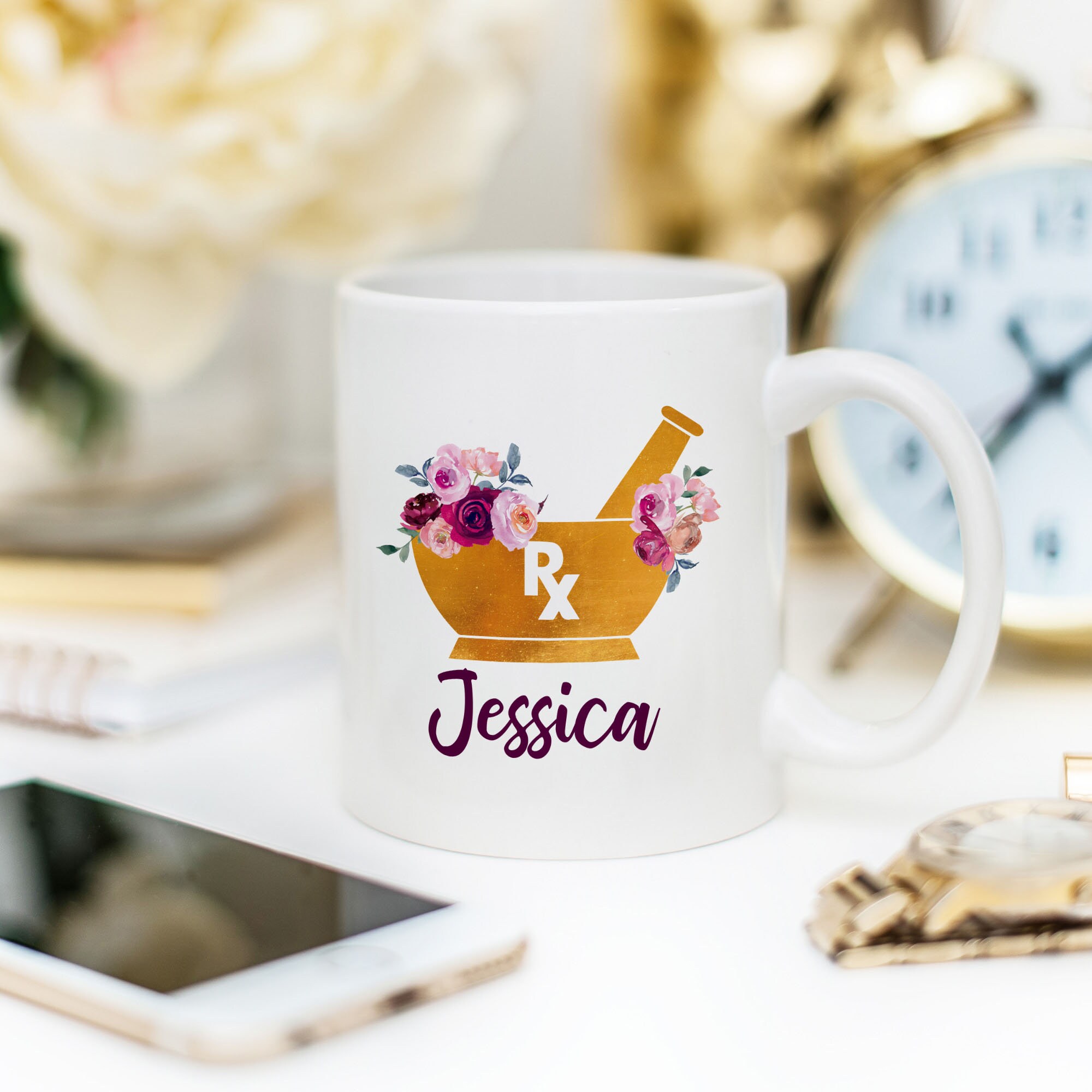 Custom Pharmacist Mug for Pharmacist Graduation Gifts Etsy