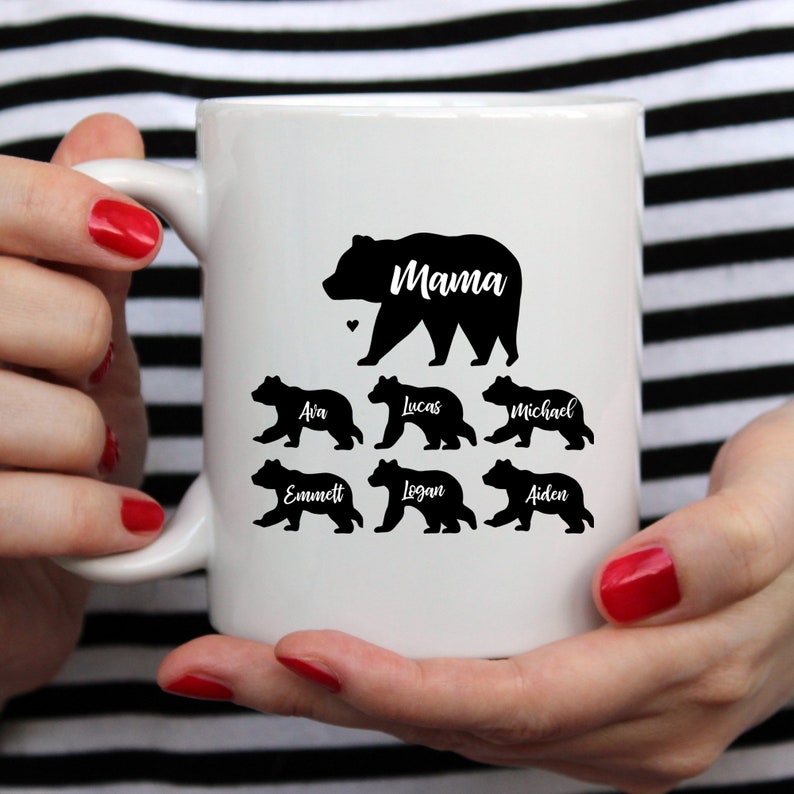 Mama Bear Coffee Mug Christmas Gift from Daughter Mom Gifts for Mom Gifts from Son Gift from Husband Gift from Kids image 8